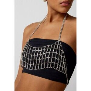 Urban Outfitters Gemma Rhinestone Bra Top